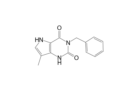 1H-Pyrrolo[3,2-d]pyrimidine-2,4(3H,5H)-dione, 7-methyl-3-(phenylmethyl)-