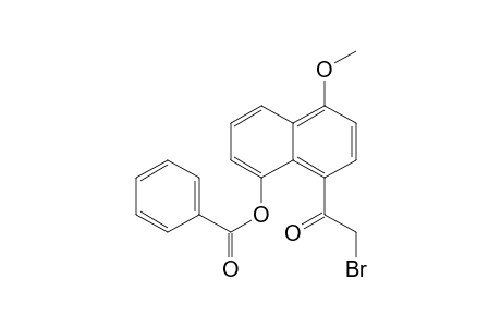 4-Methoxy-1-(bromoacetyl)-8-benzoyloxynaphthalene