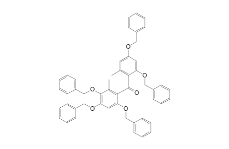 (2,4-dibenzoxy-6-methyl-phenyl)-(3,4,6-tribenzoxy-2-methyl-phenyl)methanone