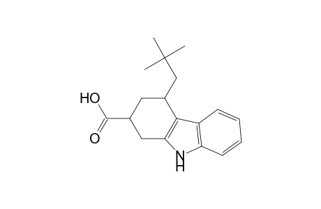 1,2,3,4-Tetrahydro-4-(2,2-dimethylpropyl)-9H-carbazole-2-carboxylic acid