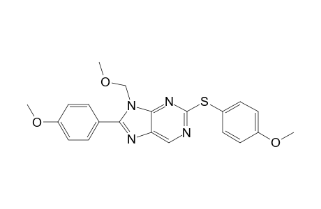 9-(Methoxymethyl)-8-(4-methoxyphenyl)-2-[(4-methoxyphenyl)thio]-9H-purine
