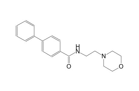 N-[2-(4-morpholinyl)ethyl][1,1'-biphenyl]-4-carboxamide