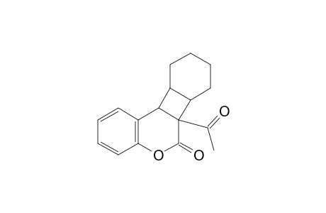 6H-Benzo[b]benzo[3,4]cyclobuta[1,2-d]pyran-6-one, 6a-acetyl-6a,6b,7,8,9,10,10a,10b-octahydro-
