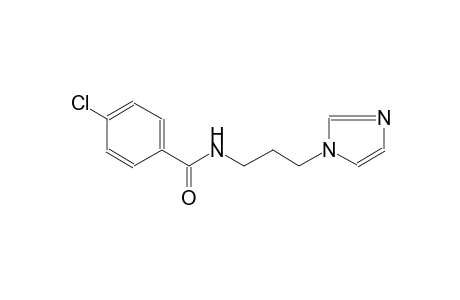 4-chloro-N-[3-(1H-imidazol-1-yl)propyl]benzamide
