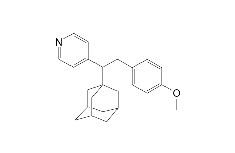 (Adamant-1-yl)-2-(4-methoxyphenyl)-1-(pyrid-4-yl)-ethane