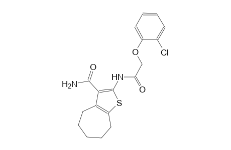2-{[(2-chlorophenoxy)acetyl]amino}-5,6,7,8-tetrahydro-4H-cyclohepta[b]thiophene-3-carboxamide