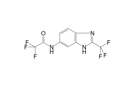 2,2,2-trifluoro-N-[2-(trifluoromethyl)-3H-benzimidazol-5-yl]acetamide