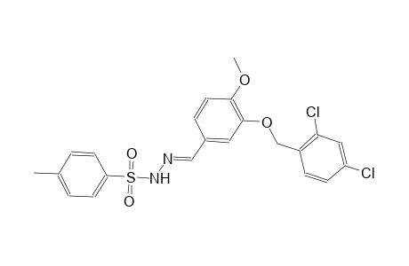 N'-((E)-{3-[(2,4-dichlorobenzyl)oxy]-4-methoxyphenyl}methylidene)-4-methylbenzenesulfonohydrazide