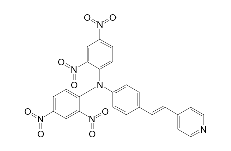 trans-4-[p-[N,N-Bis(2',4'-dinitrophenyl)amino]styryl]pyridine