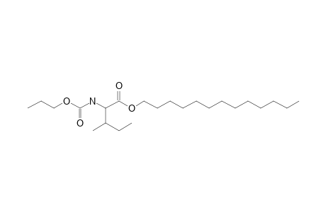 L-Isoleucine, N-propoxycarbonyl-, tridecyl ester