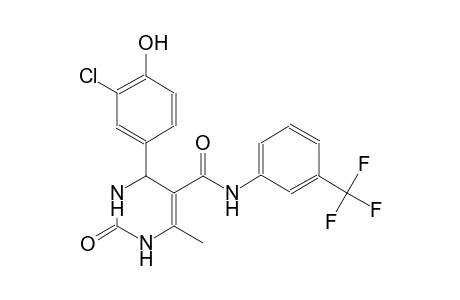 4-(3-chloro-4-hydroxyphenyl)-6-methyl-2-oxo-N-[3-(trifluoromethyl)phenyl]-1,2,3,4-tetrahydro-5-pyrimidinecarboxamide