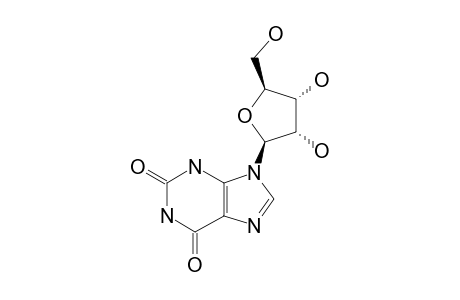 9-[(2S,3S,4R,5S)-3,4-dihydroxy-5-methylol-tetrahydrofuran-2-yl]xanthine
