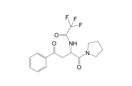 2-Trifluoroacetylamino-4-oxo-4-phenylbutanoylpyrrolidine