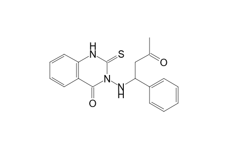 3-[(3-keto-1-phenyl-butyl)amino]-2-thioxo-1H-quinazolin-4-one