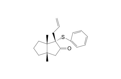 (3S,3aS,6aS)-3-allyl-3a,6a-dimethyl-3-(phenylthio)-1,4,5,6-tetrahydropentalen-2-one