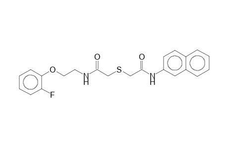 N-[2-(2-Fluorophenoxy)ethyl]-N'-(2-naphthyl)-3-thiaglutaramide