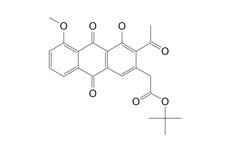 TERT.-BUTYL-2-(3-ACETYL-4-HYDROXY-5-METHOXY-9,10-DIOXO-9,10-DIHYDRO-2-ANTHRACENYL)-ACETATE