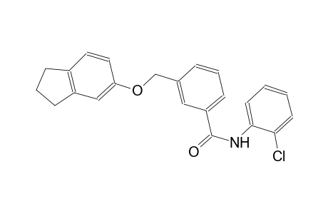 N-(2-chlorophenyl)-3-[(2,3-dihydro-1H-inden-5-yloxy)methyl]benzamide