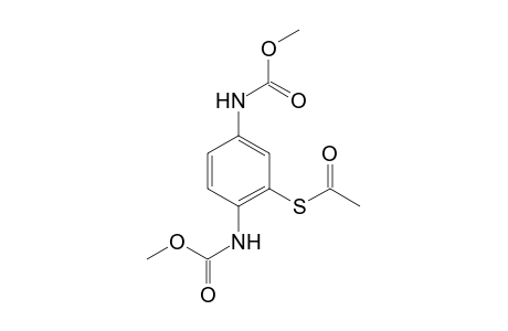 S-{2,5-Bis[(methoxycarbonyl)amino]phenyl}ethanethioate