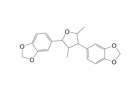 2,4-Dimethyl-3,5-bis(3,4-methylenedioxyphenyl)tetrahydrofuran