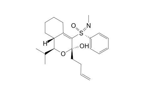 (1S,3R,8aR)-3-(But-3-enyl)-1-isopropyl-4-[(S)-N-methyl-S-phenyl-sulfon-imidoyl)]-3,5,6,7,8,8a-hexahydro-1H-isochromen-3-ol