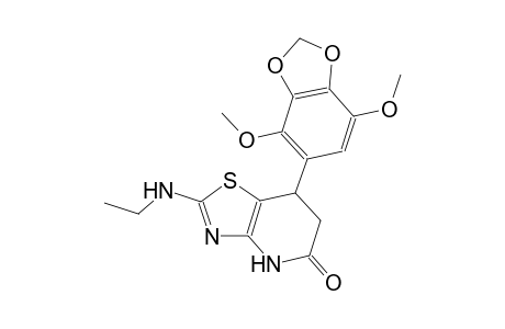 thiazolo[4,5-b]pyridin-5(4H)-one, 7-(4,7-dimethoxy-1,3-benzodioxol-5-yl)-2-(ethylamino)-6,7-dihydro-