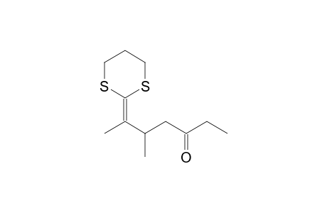 6-(1,3-Dithian-2-ylidene)-5-methylheptan-3-one