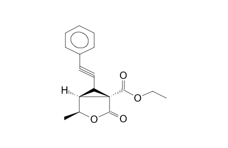 1-ETHOXYCARBONYL-4-METHYL-6-PHENYLETHYNYL-3-OXABICYCLO[3.1.0]HEXAN-2-ONE (ISOMER MIXTURE)