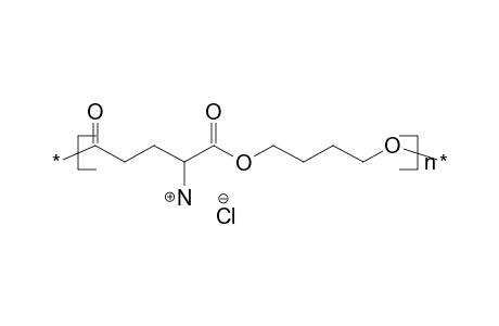 Polyester from glutamic acid hydrochloride and 1,4-butanediol