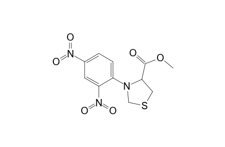 4-Thiazolidinecarboxylic acid, 3-(2,4-dinitrophenyl)-, methyl ester