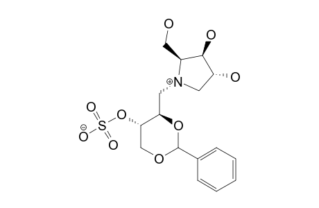 1'-[(1,4-DIDEOXY-1,4-IMINO-D-XYLITOL)-4-N-AMMONIUM]-2',4'-O-BENZYLIDENE-1'-DEOXY-L-ERYTHRITOL-3'-SULFATE