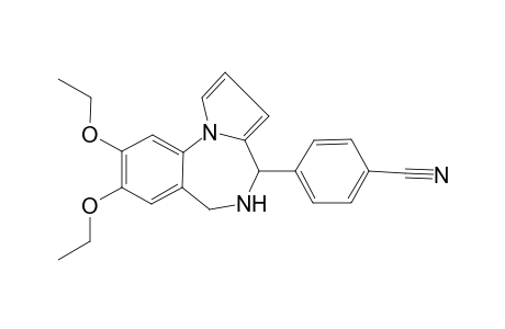 4-(8,9-diethoxy-5,6-dihydro-4H-pyrrolo[1,2-a][1,4]benzodiazepin-4-yl)benzenecarbonitrile