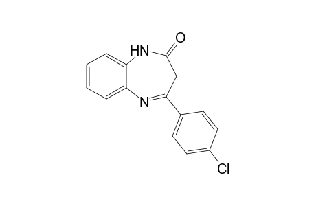 4-(4-chlorophenyl)-1,3-dihydro-1,5-benzodiazepin-2-one