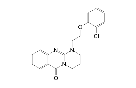 6H-pyrimido[2,1-b]quinazolin-6-one, 1-[2-(2-chlorophenoxy)ethyl]-1,2,3,4-tetrahydro-