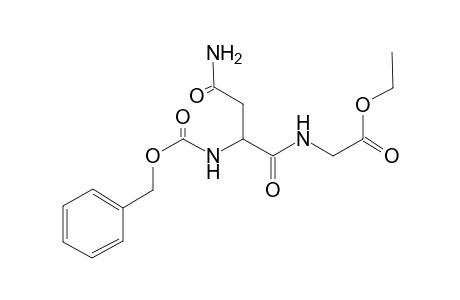 (2-Benzyloxycarbonylamino-3-carbamoyl-propionylamino)-acetic acid ethyl ester