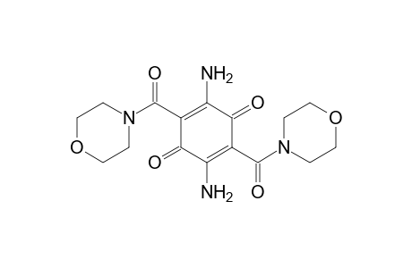 Morpholine, 4,4'-[(2,5-diamino-3,6-dioxo-1,4-cyclohexadiene-1,4-diyl)dicarbonyl]bis-