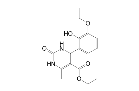ethyl 4-(3-ethoxy-2-hydroxyphenyl)-6-methyl-2-oxo-1,2,3,4-tetrahydro-5-pyrimidinecarboxylate