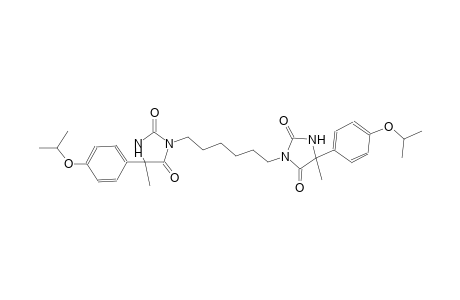 3,3'-(hexane-1,6-diyl)bis(5-(4-isopropoxyphenyl)-5-methylimidazolidine-2,4-dione)