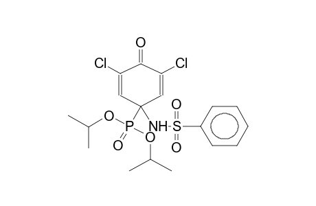 4-PHENYLSULPHONYLAMIDO-4-DIISOPROPOXYPHOSPHORYL-2,6-DICHLORO-2,5-CYCLOHEXADIEN-1-ONE
