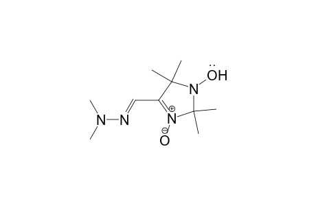 1H-Imidazol-1-yloxy, 4-[(dimethylhydrazono)methyl]-2,5-dihydro-2,2,5,5-tetramethyl-, 3-oxide