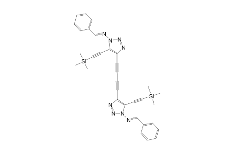 1,4-BIS-[1-(PHENYLMETHYLIDENEAMINO)-5-TRIMETHYLSILYLETHYNYL-1,2,3-TRIAZOLE-4-YL]-BUTADIYNE