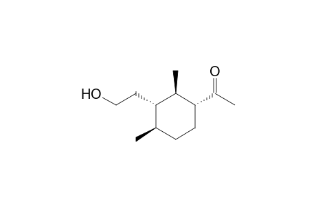 1-[(1R,2R,3S,4R)-3-(2-Hydroxyethyl)-2,4-dimethylcyclohexyl]ethanone