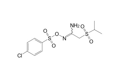 O-[(p-chlorophenyl)sulfonyl]-2-(isopropylsulfonyl)acetamidoxime