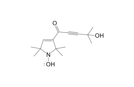 2,5-Dihydro-2,2,5,5-tetramethyl-3-(4-hydroxy-4-methyl-1-oxopent-2-yn-1-yl)-1H-pyrrolidin-1-yloxyl radical