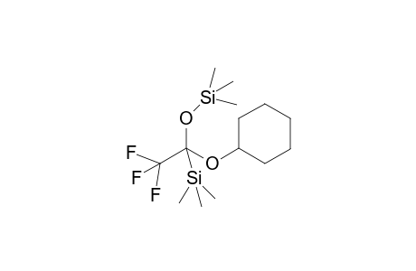 Cyclohexyl trimethylsilyl 1-trimethylsilyl-2,2,2-trifluoroethane ketal