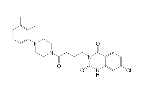 7-chloro-3-{4-[4-(2,3-dimethylphenyl)-1-piperazinyl]-4-oxobutyl}-2,4(1H,3H)-quinazolinedione