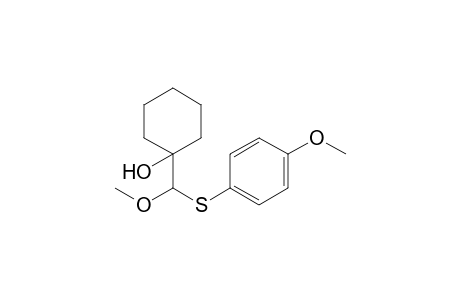 1-[methoxy-(4-methoxyphenyl)sulfanyl-methyl]cyclohexan-1-ol