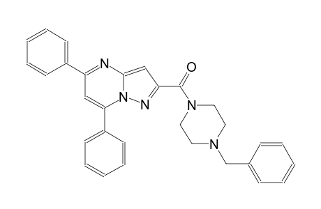 2-[(4-benzyl-1-piperazinyl)carbonyl]-5,7-diphenylpyrazolo[1,5-a]pyrimidine