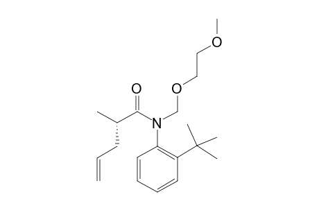 (Ra*,2S*)-N-(2-tert-butylphenyl)-N-(2-methoxyethoxymethyl)-2-methylpent-4-enamide