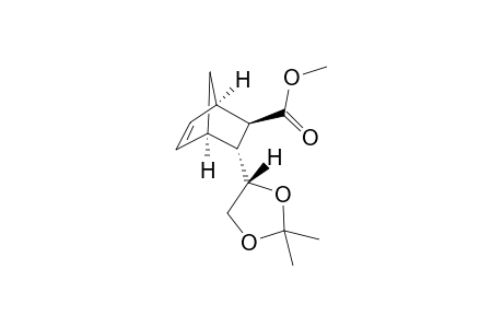 Methyl (1S,2R,3R,4R)-3-[(4S)-4-(2,2-dimethyl-1,3-dioxolo)]bicyclo[2.2.1]-5-hepten-2-ylcarboxylate